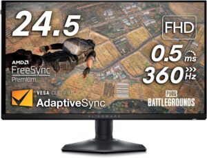 Monitor Gaming DELL Alienware 2523HF / 24.5 Inch / Full HD / IPS / 360Hz / 0.5ms / I zi