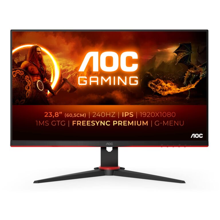 Monitor Gaming AOC 24G2ZE/BK 23.8 inch Full HD, 240Hz , 0.5 ms, i zi