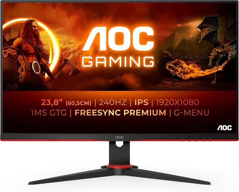 Monitor Gaming AOC 24G2ZE/BK 23.8", FHD, 240Hz, 0.5ms, IPS,
2xHDMI, DisplayPort, Tilt