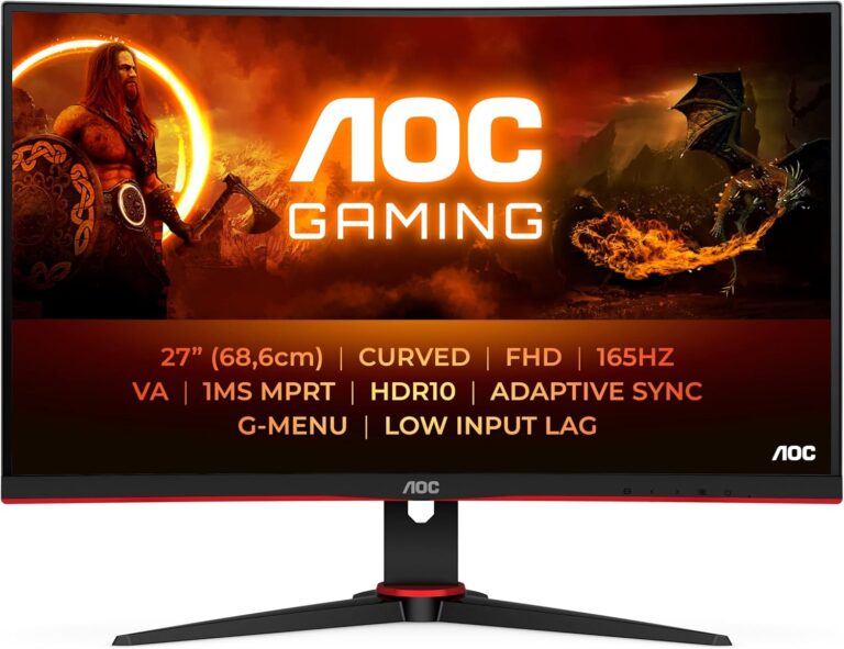 Monitor Gaming AOC C27G2E/BK / 27 Inch / Full HD / 165Hz / 1ms / I zi