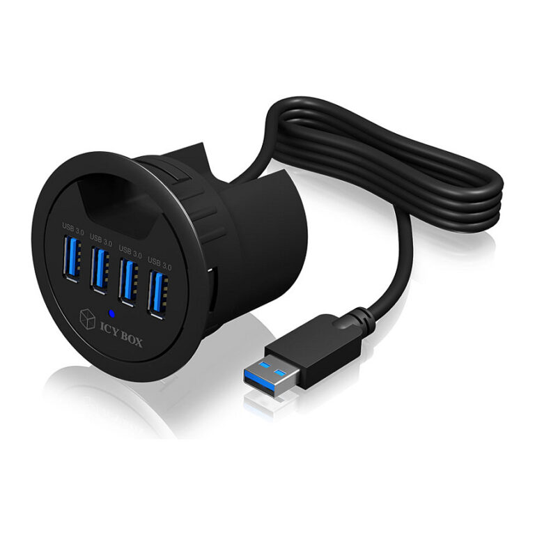 HUB ICY BOX USB 3.0 4x USB Type-A / Desktop