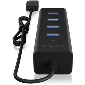 Hub ICY BOX IB-HUB1409-U3 / USB 3.0 / 4-Port 4x USB 3.0 8