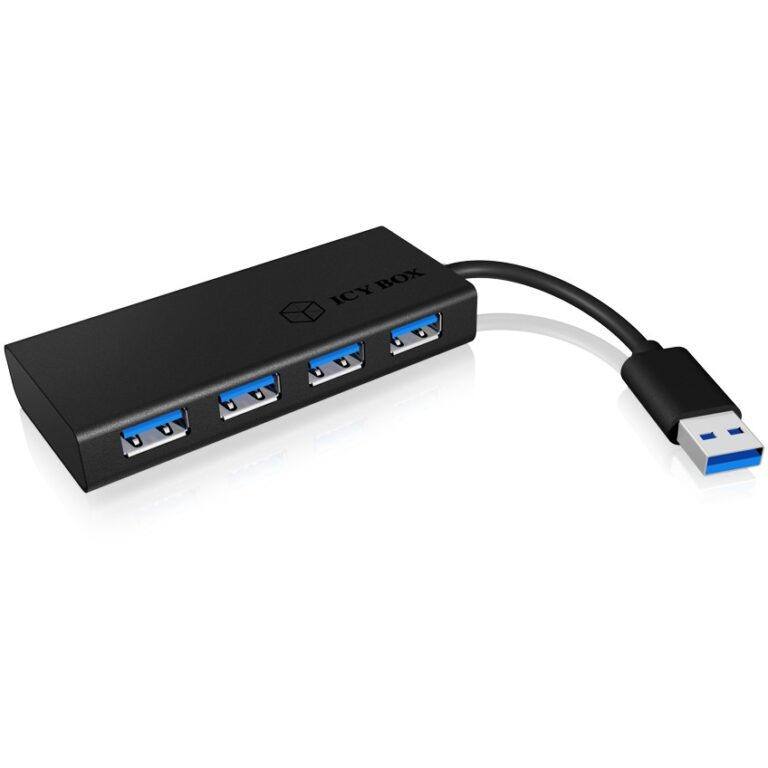 Hub USB 3.0 / ICY BOX IB-AC6104-B / 4-Port 4x USB 3.0