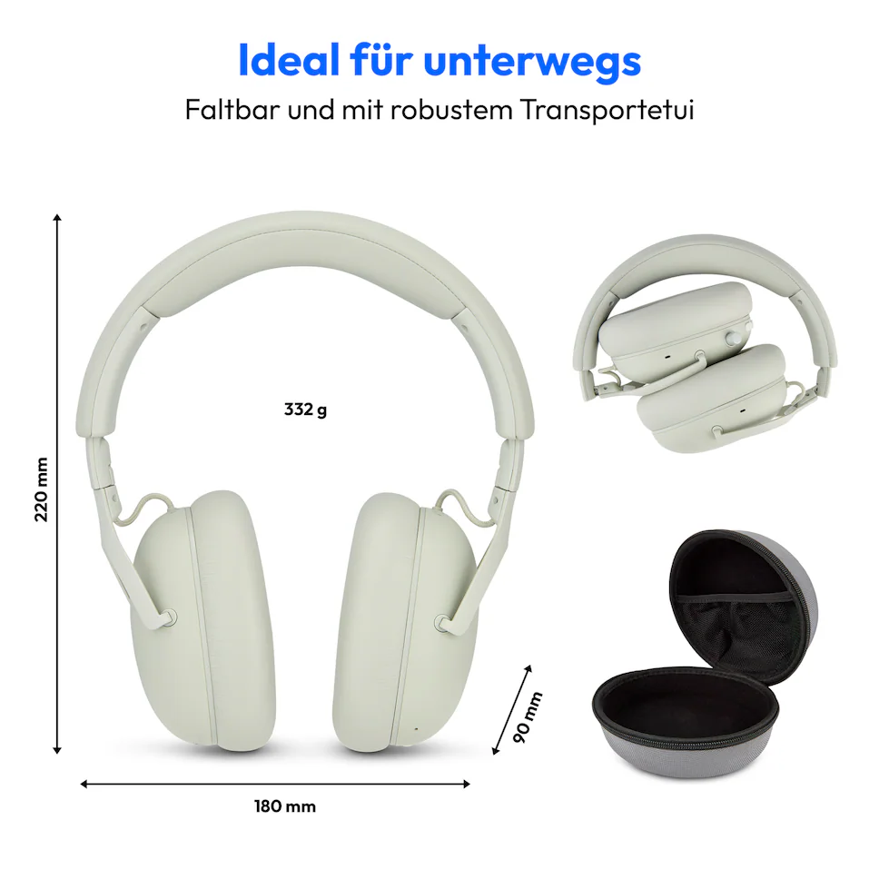 Kufje pa kabllo Medion LIFE HX-1 Plus - Bezhë - Figura 2