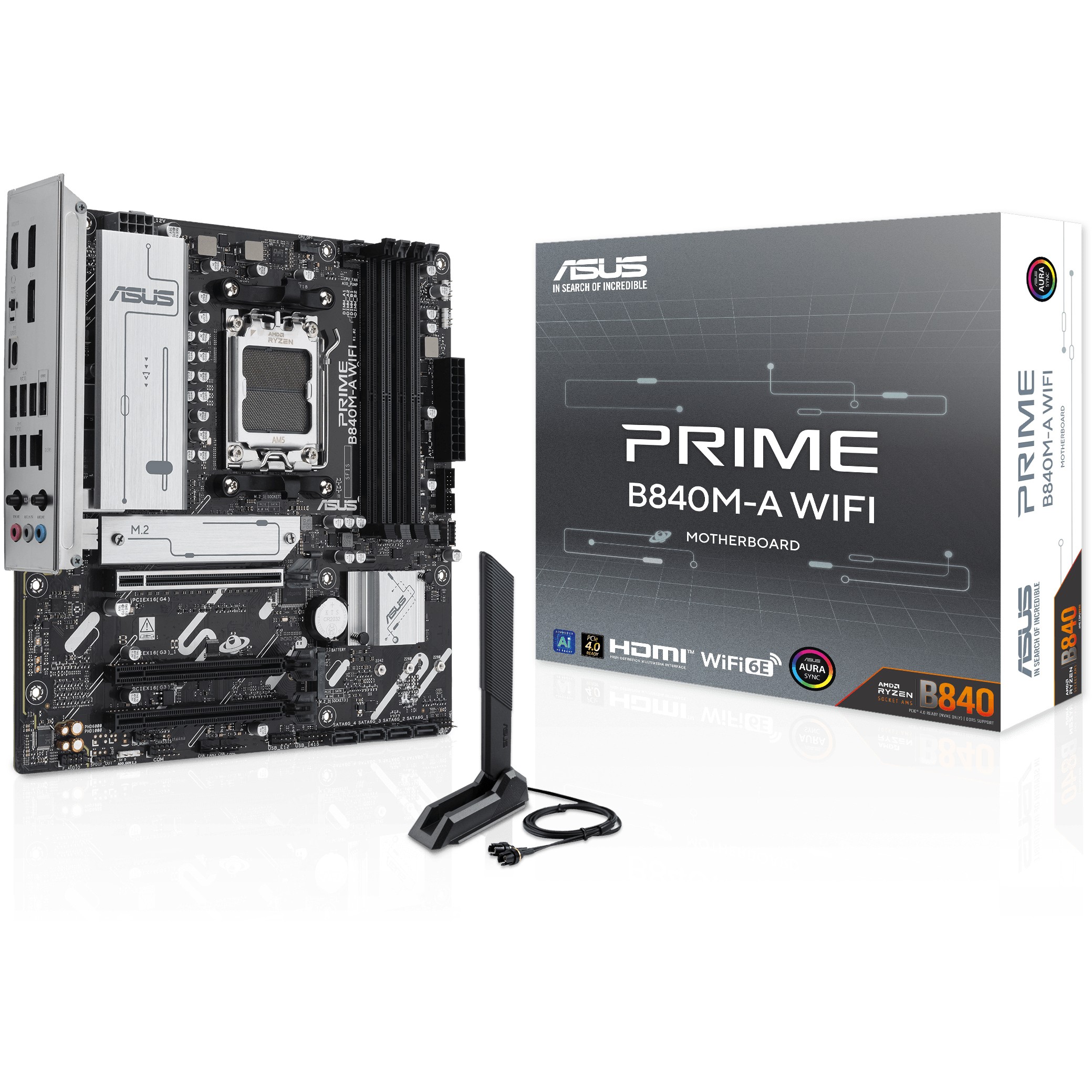 Pllakë Amë MB AMD AM5 ASUS Prime B840M-A WIFI