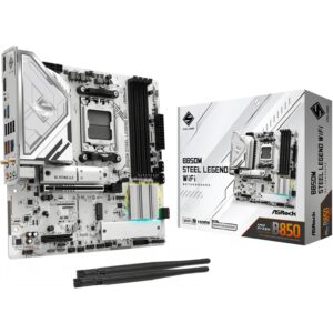 Pllakë Amë MB AMD AM5 ASROCK B850M Steel Legend WiFi