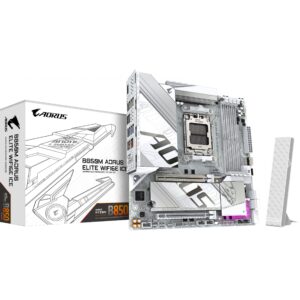 Pllakë Amë MB AMD AM5 Gigabyte B850M AORUS ELITE WF6E ICE