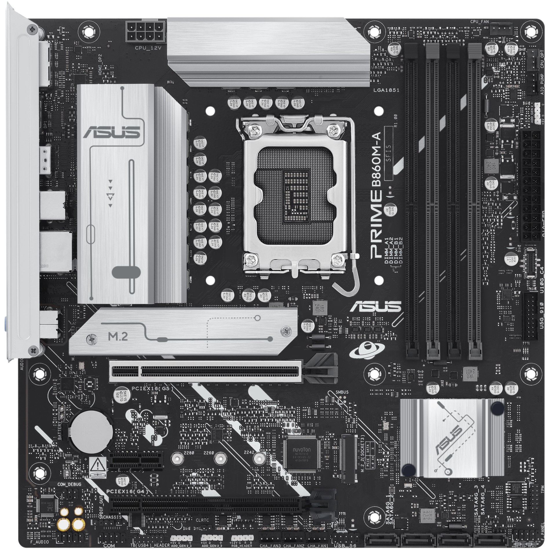 Pllakë Amë MB Intel LGA1851 ASUS PRIME B860M-A-CSM - Figura 2