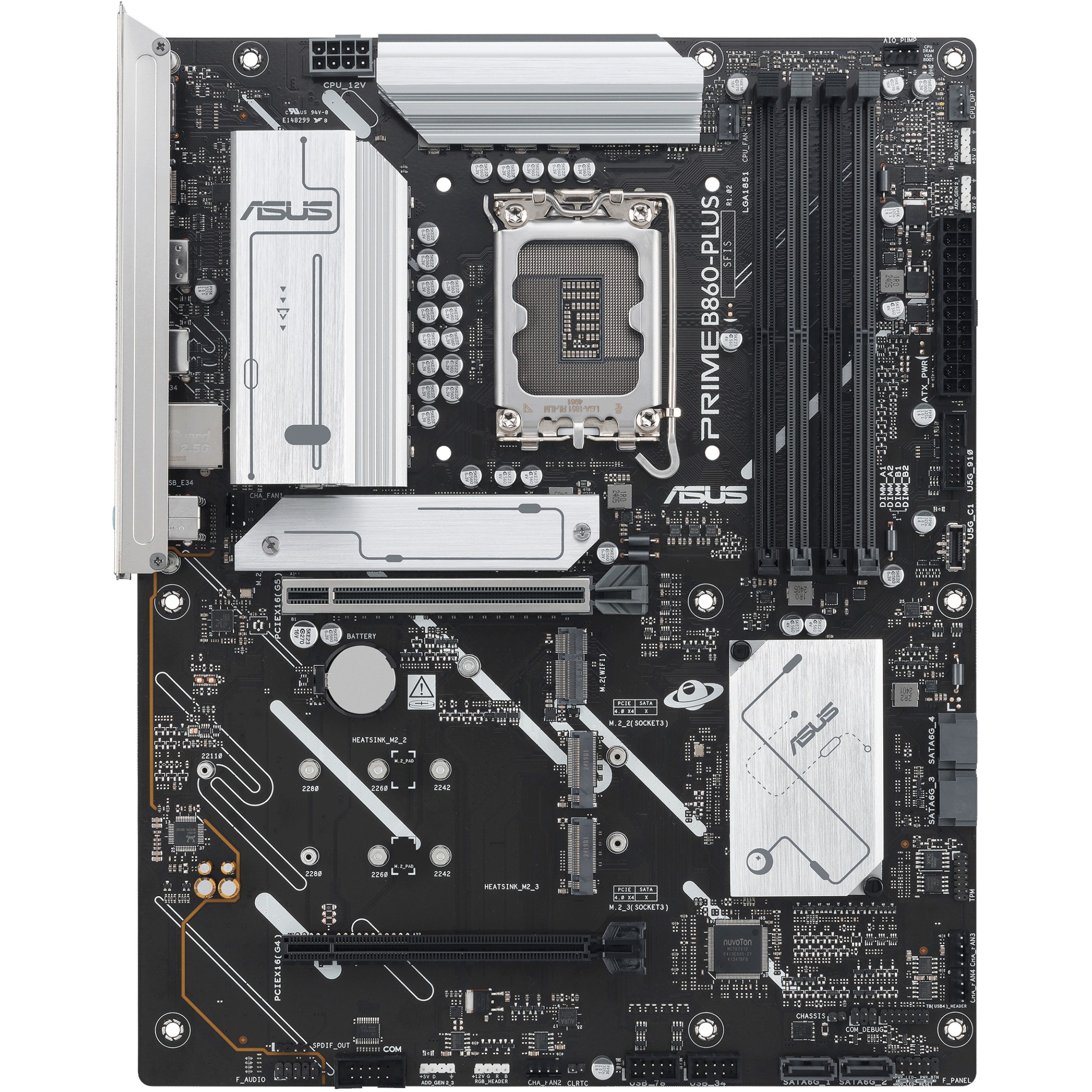 Pllakë Amë MB Intel LGA1851 ASUS PRIME B860-PLUS-CSM - Figura 2