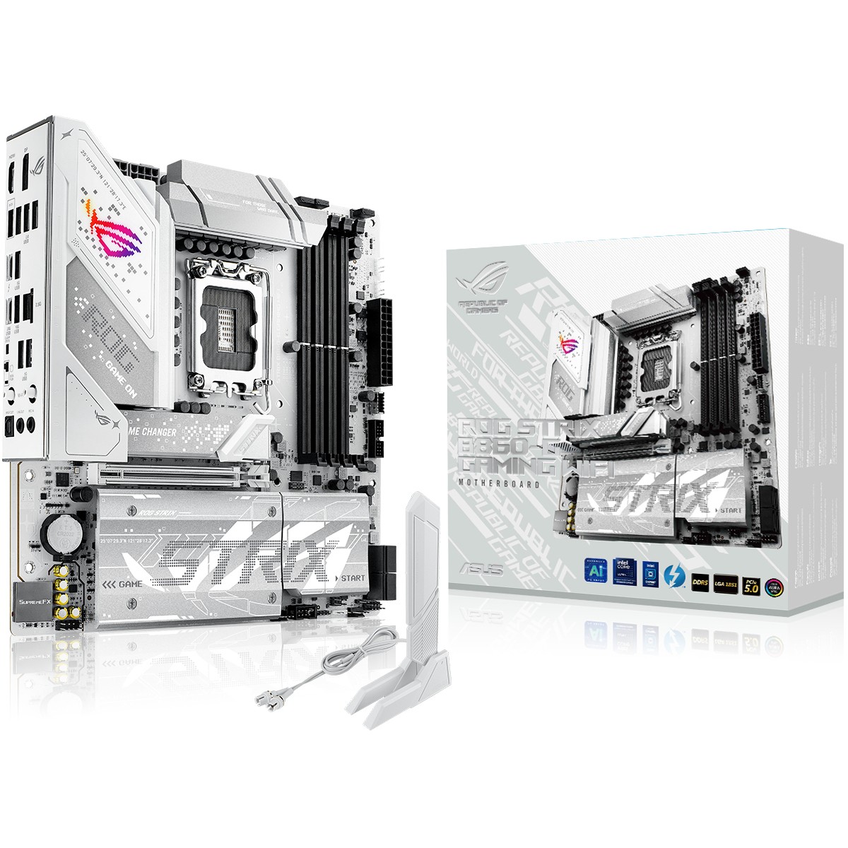 Pllakë Amë MB Intel LGA1851 ASUS ROG STRIX B860-G GAMING WIFI