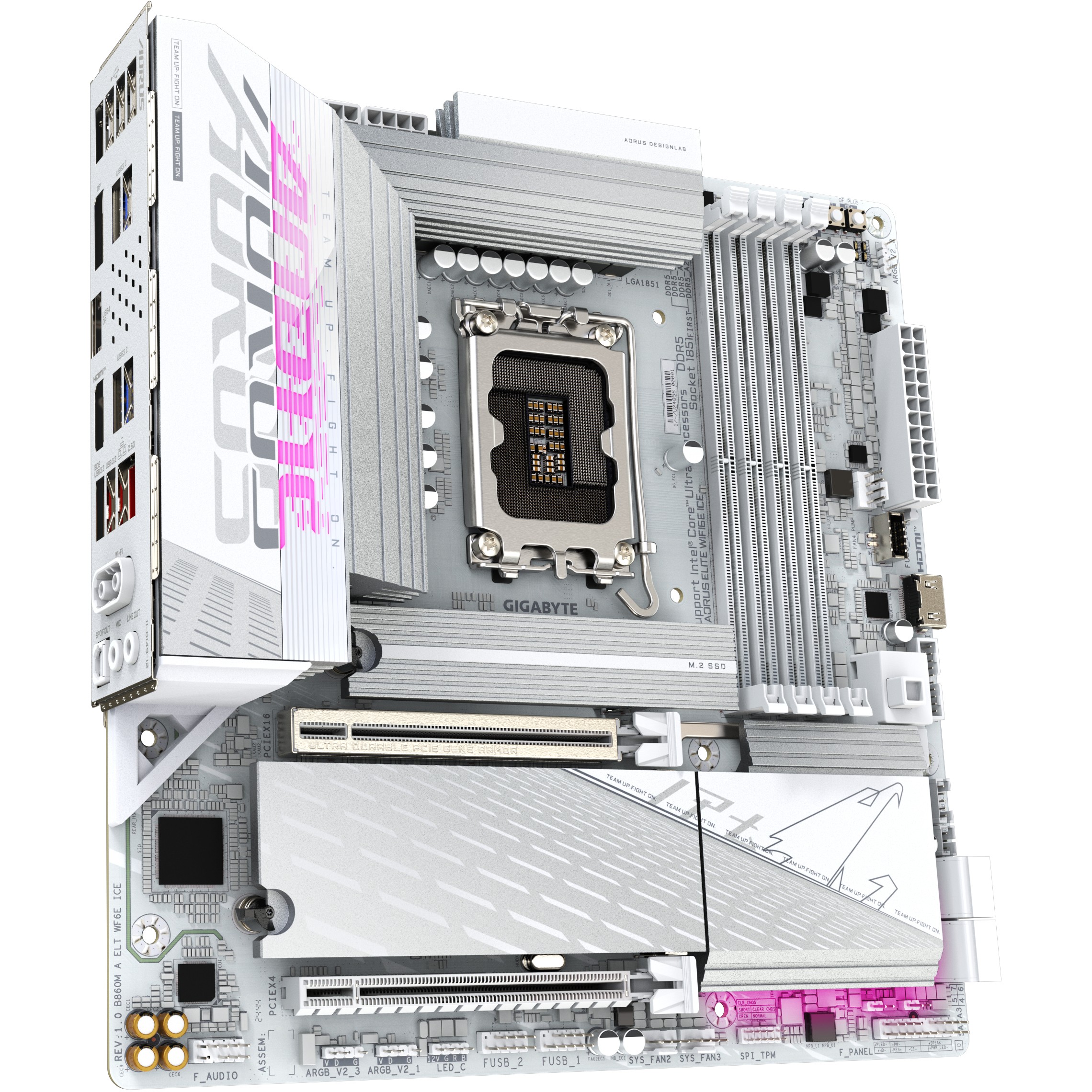 Pllakë Amë MB Intel LGA1851 Gigabyte B860M AORUS ELITE WF6E ICE - Figura 3