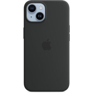 Mbrojtëse APPLE iPhone 14 Silicone me MagSafe - Midnight