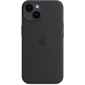 Mbrojtëse APPLE iPhone 14 Silicone me MagSafe - Midnight