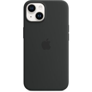 Mbrojtëse APPLE iPhone 14 Silicone me MagSafe - Midnight