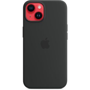 Mbrojtëse APPLE iPhone 14 Silicone me MagSafe - Midnight