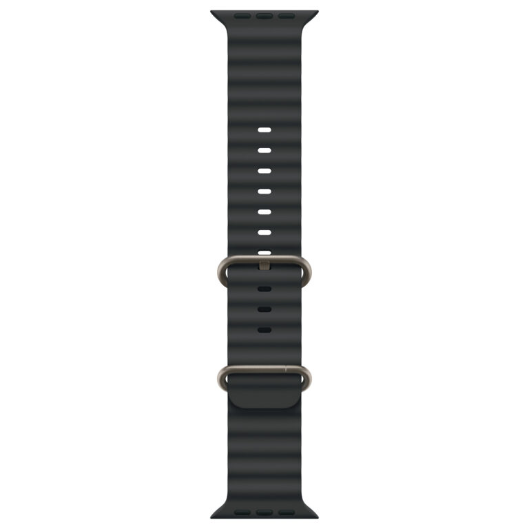 Rripa Apple 49mm / Black Ocean Band / Natural Titanium Finish