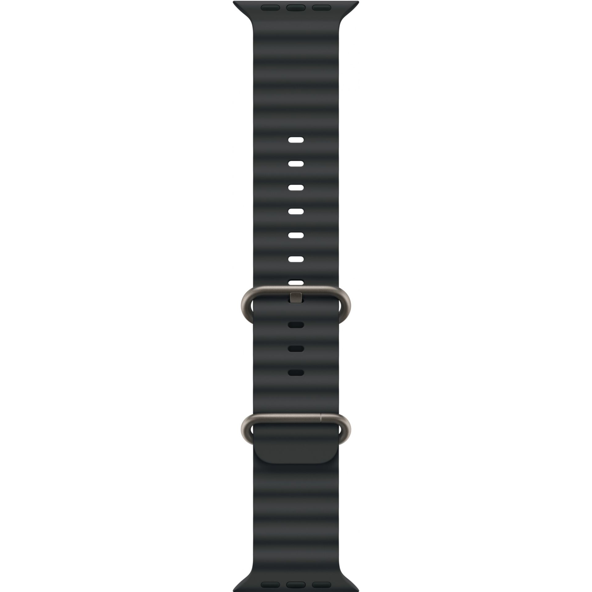 Apple 49mm Black Ocean Band – Natural Titanium