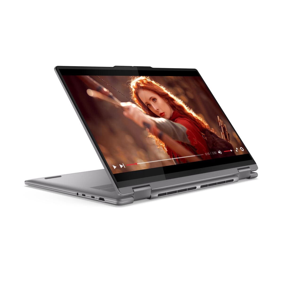 Laptop Lenovo YOGA 7 16AHP9 2-IN-1 / Ryzen 5 8640HS / 8GB / 512GB / 16 Inch WUXGA TouchScreen / Keyboard FP Reader / Artic Gray - Figura 3