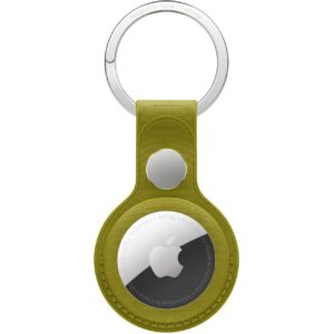 Apple AirTag FineWoven Key Ring - Chartreuse