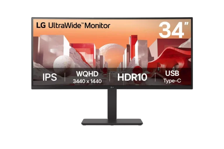Monitor LG LG 34BA75QE-B / 34" / UWQHD IPS Curved / 60Hz / 5ms / HDMI+DP+USB-C - Zezë
