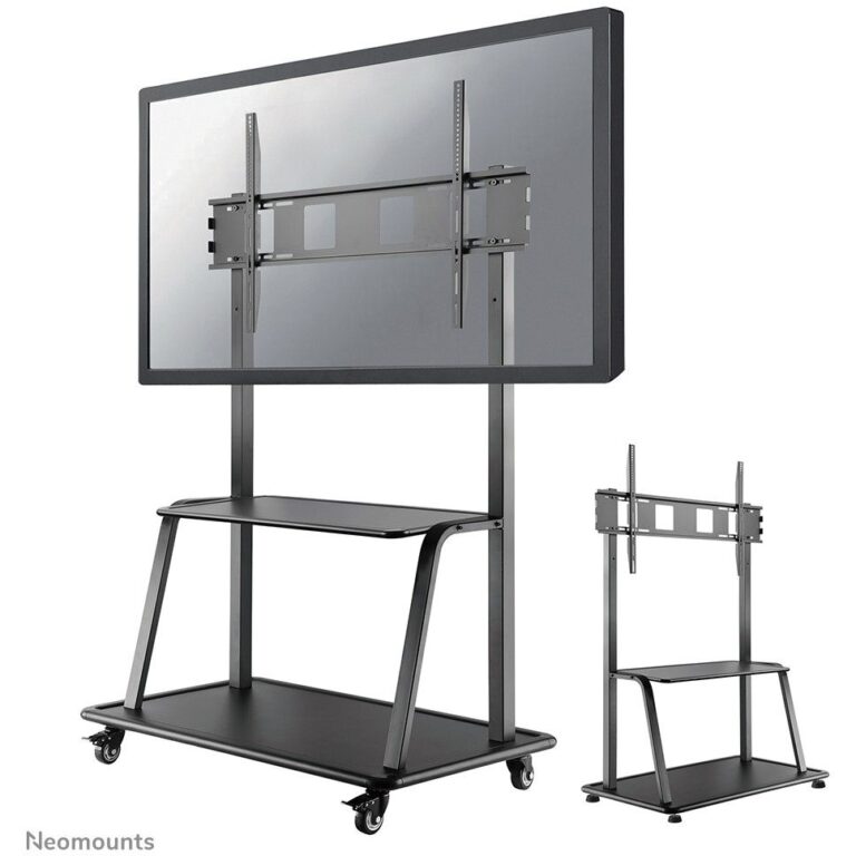 Mbajtëse për TV Neomounts NS-M4000BLACK Mobile Floor Stand for Flat Screen TVs up to 105" (267 cm)
