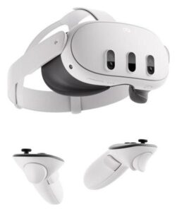 Syze virtuale Meta Quest 3 / Snapdragon XR2 Gen 2 / 512GB / 4K+ 120Hz / 3D spatial audio / Të bardha
