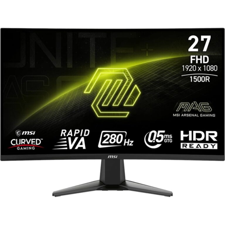 Monitor Gaming MAG 276CXFDE / 27"/ Full HD VA / Curved / 280Hz / 0.5ms / HDMI+DP - Zezë