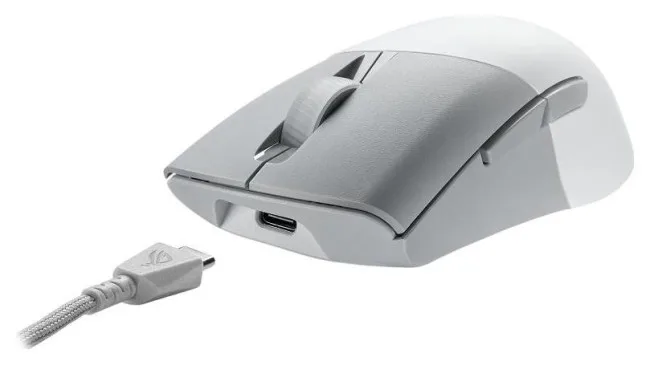 Maus Gaming ASUS ROG Keris AimPoint / Wireless – Bardhë - Figura 4