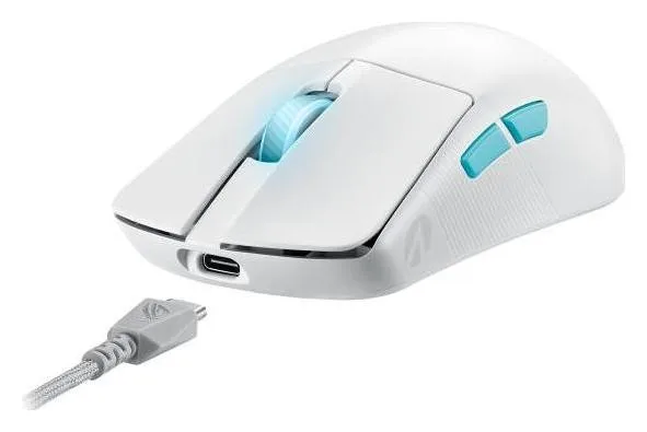 Maus Gaming Asus ROG Harpe Ace Aim Lab Edition – Bardhë - Figura 4
