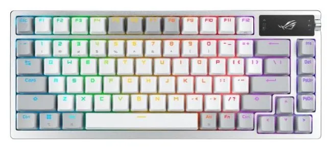 Tastierë Gaming Asus ROG Azoth – Bardhë