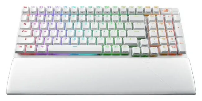 Tastierë Gaming Asus Strix Scope II 96 Wireless – Bardhë