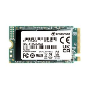 SSD të Brendshme 256GB M.2 TRANSCEND 2242PCIe Gen3x4 NVMe 3D TLC DRAM-less