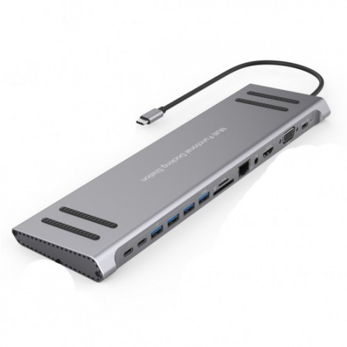 Dockingstation OT-9199A Type-C Multi Function 4k 14 in 1