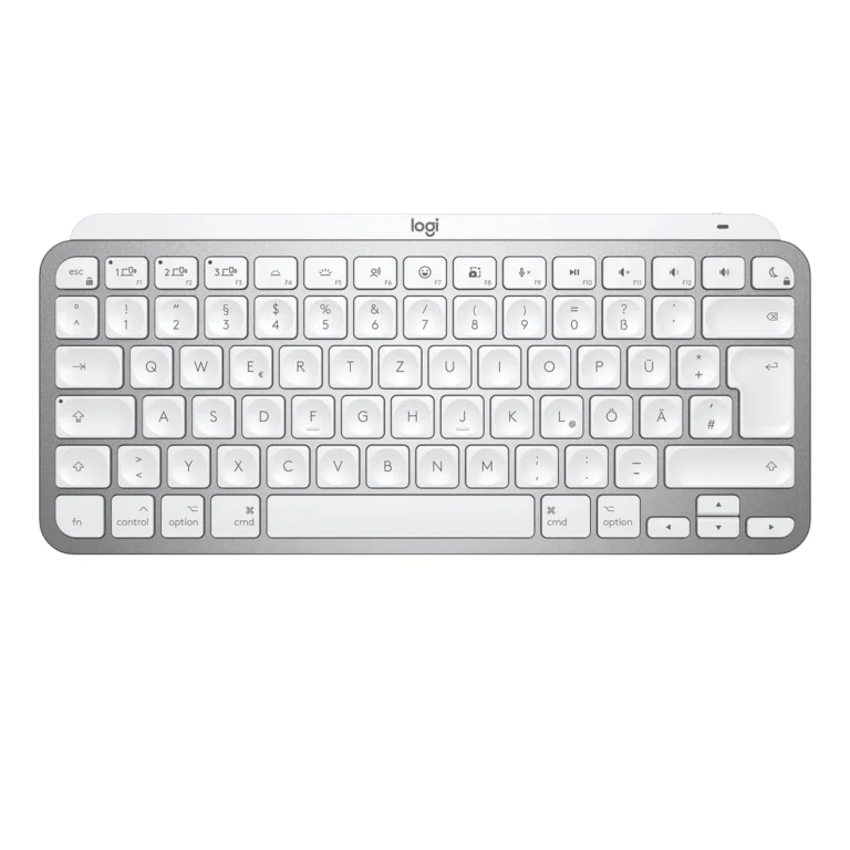 Tastierë pa kabllo Logitech MX Keys Mini për Mac / Me ndriçim / Bluetooth / QWERTZ Zvicër - Gri