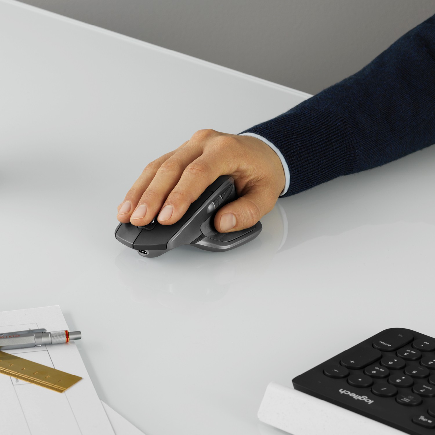 Maus pa Kabllo Logitech MX Master 2S RF Wireless / 1000DPI – Grafit - Figura 2