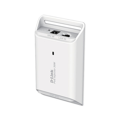 D-Link DPE-301GI PoE+ Injector Gigabit 30W 1-Port për Kamera IP & Access Point 2