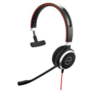 Kufje me Kabllo Jabra Evolve 40 MS Mono / USB / 3.5 mm – Zezë