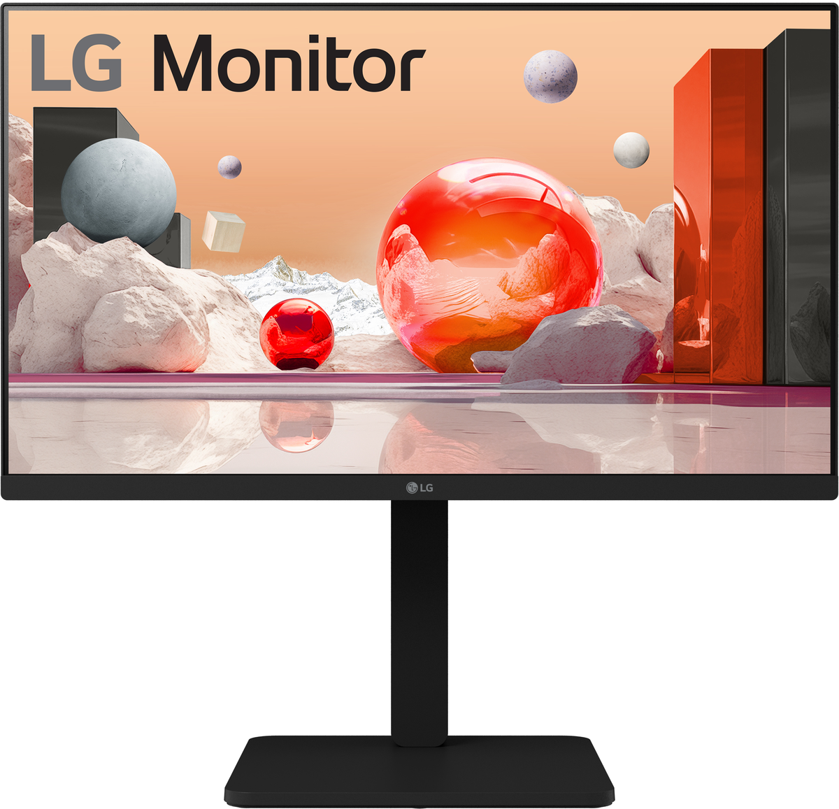 Monitor për punë LG 27BA560-B / 27″ / Full HD IPS / 100Hz / 5ms / DP + HDMI + USB-B / Zezë