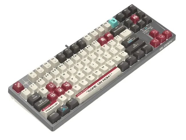 Tastierë Gaming A4Tech Bloody S87 Pixels Red USB (BLMS RED Plus Switches) – Kuqe - Figura 2