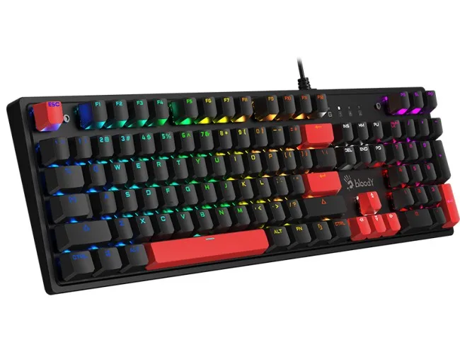 Tastierë Gaming A4Tech Bloody S520N Fire (BLMS RED Plus Switch) – Zezë - Figura 3