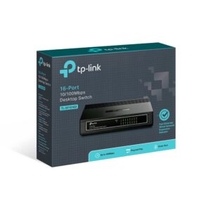Switch TP-Link TL-SF1016D / 16-Port / 10/100Mbps / Green Ethernet technology / I zi