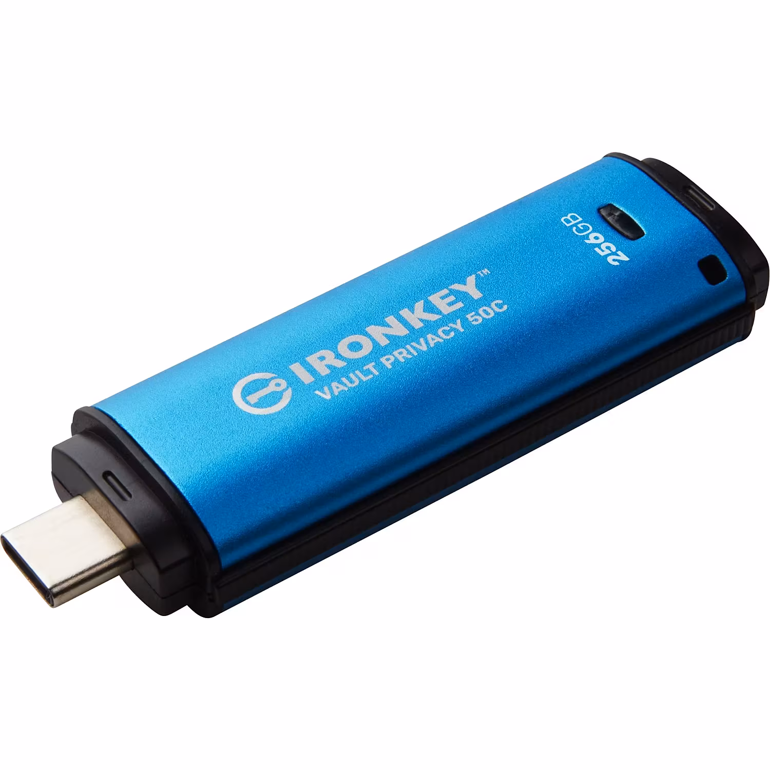 USB Flash Drive / Kingston / IronKey Vault Privacy 50C / 256GB / AES-256 / Blu - Figura 2