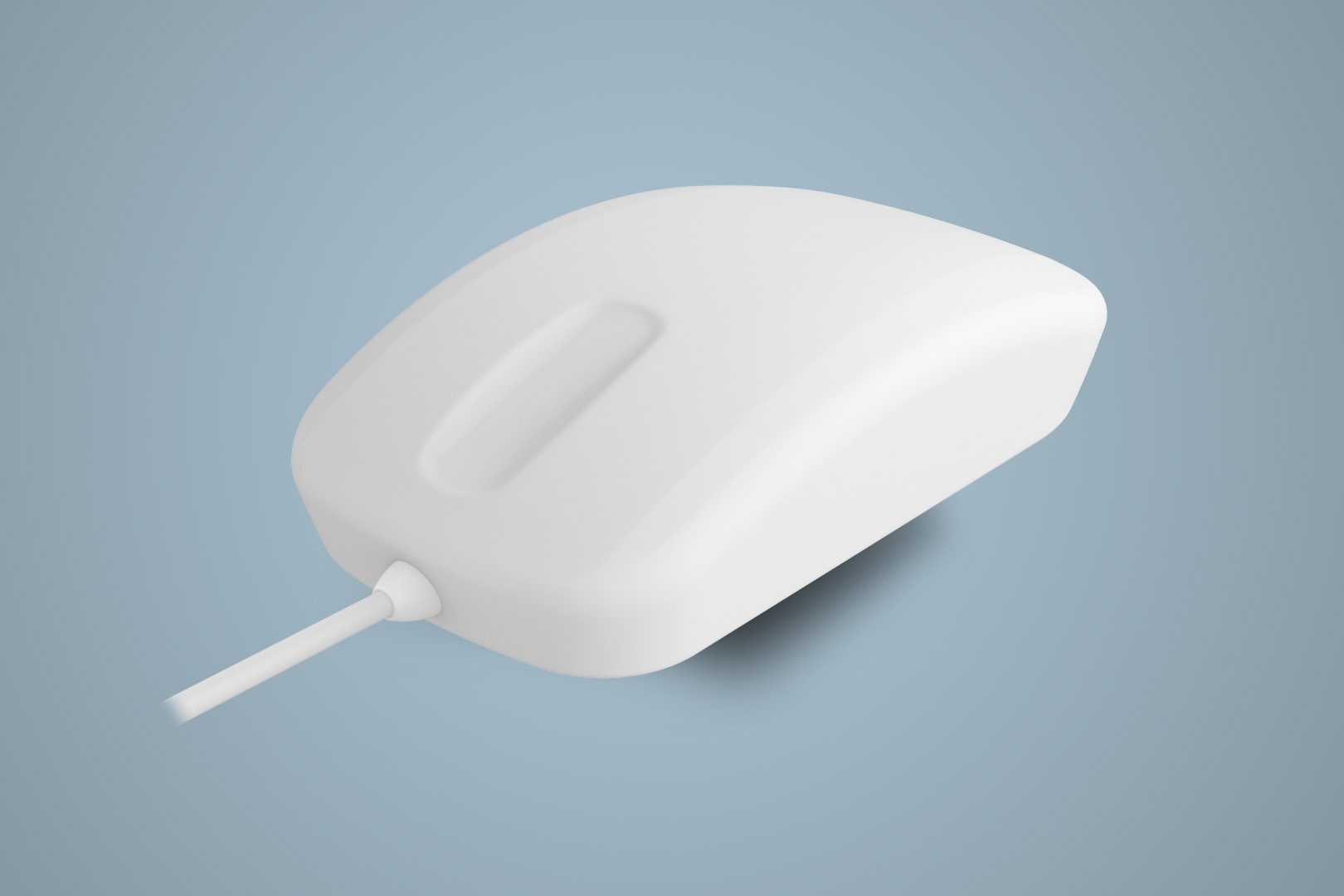 Maus Me kabllo Active Key AK-PMH3 Mouse Scroll-Sensor / Ambidextrous - Bardhë - Figura 2