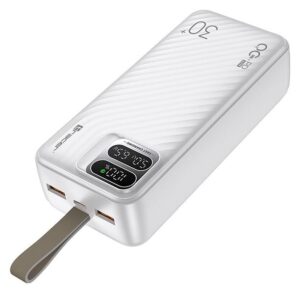 Powerbank Tracer Blaze 30000 mAh 65W, i bardhë
