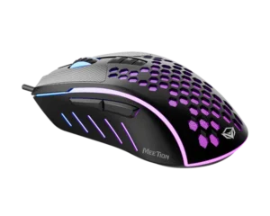 Maus Gaming Meetion GM015 Lightweight Honeycomb / 6400CPI / 7+1 butona / Max 6000 fps / RGB / USB / Gri