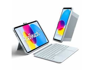 Aksesorë për tablet Inateck Keyboard Case for iPad 10″ / QWERTZ – Blu