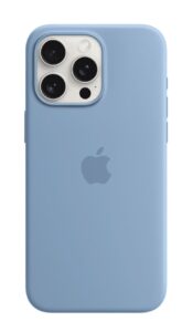 Aksesorë për telefon Vonmählen Eco Silicone Case për Apple iPhone 15 Pro - Blu