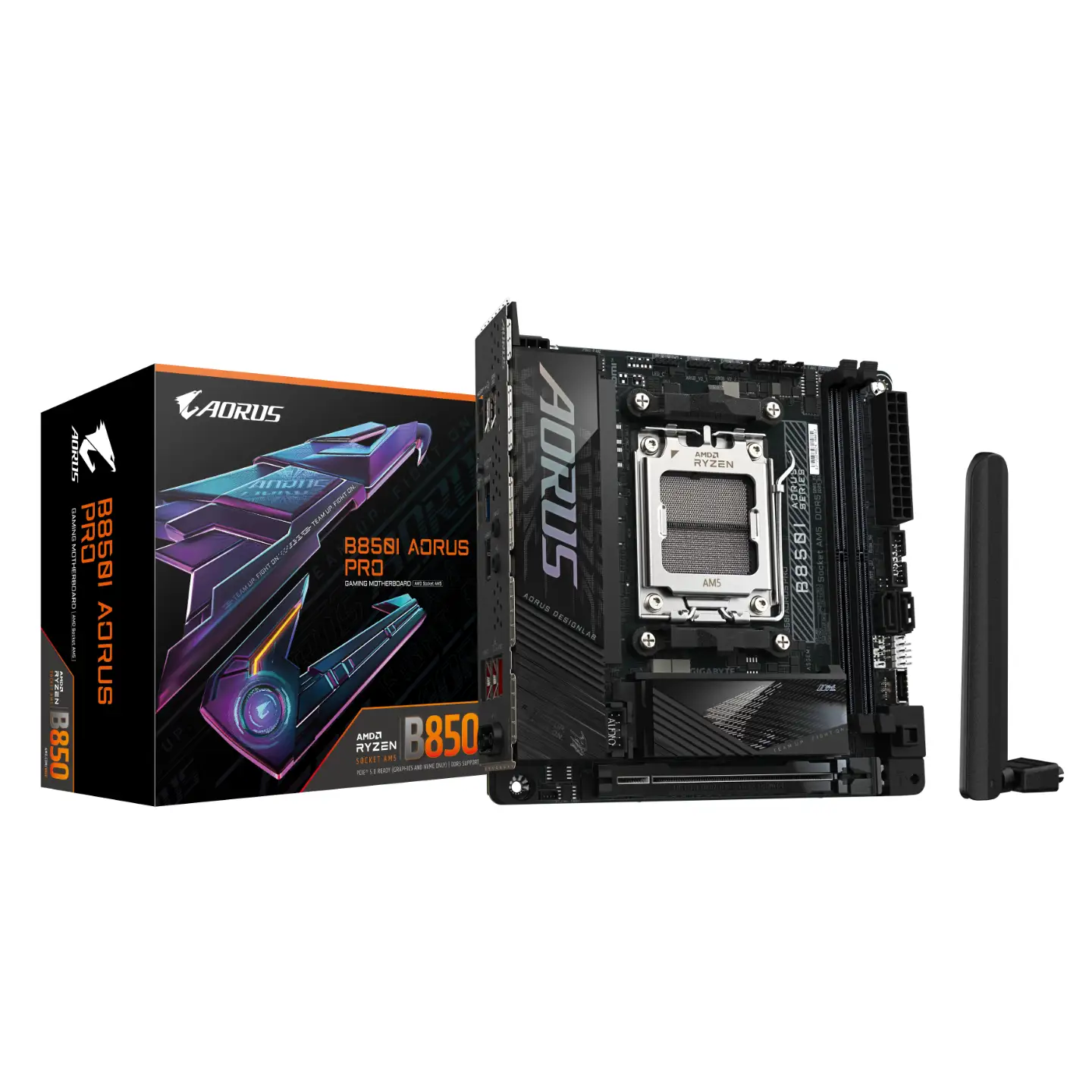 Pllakë Amë MB AMD B850I AORUS Pro (B850.AM5.mITX.DDR5) - Figura 3