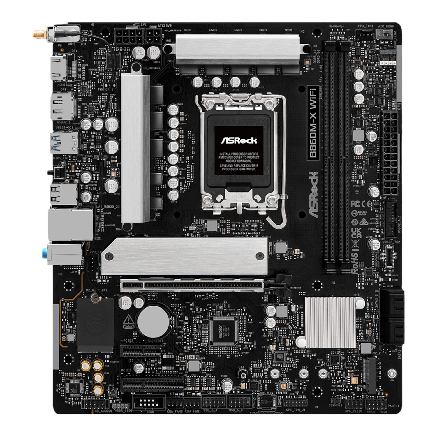 Pllakë Amë Intel ASRock B860M-X 90-MXBSF0-A0UAYZ Micro ATX DDR5 Intel S1851 - Figura 2