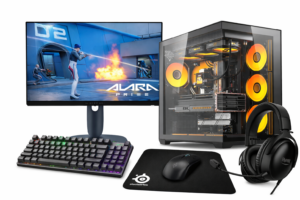 SUMMER BUNDLE 14 / Ryzen 7 5800X3D / 16GB DDR4 / 512GB / RTX 5050 8G + AW2525HM + Viper V3 + 727A8AA + MK008 + STEEL SERIES